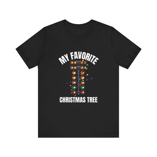 My Favorite Christmas Tree Drag Racing T-shirt