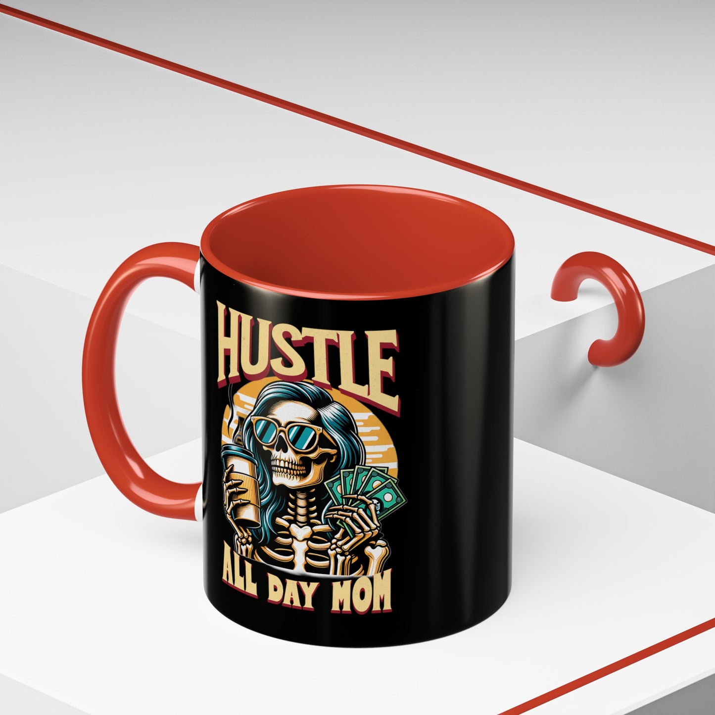 Hustle All Day Mom Mug