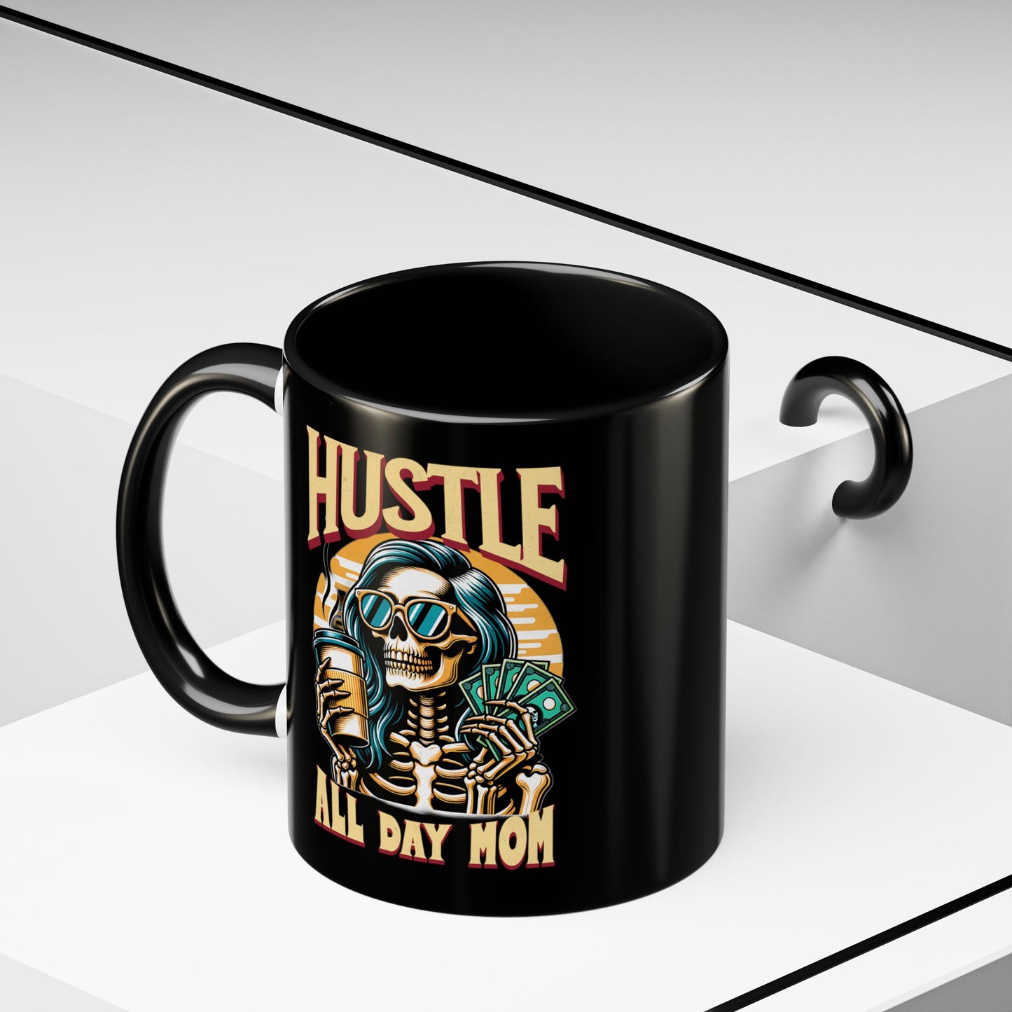 Hustle All Day Mom Mug