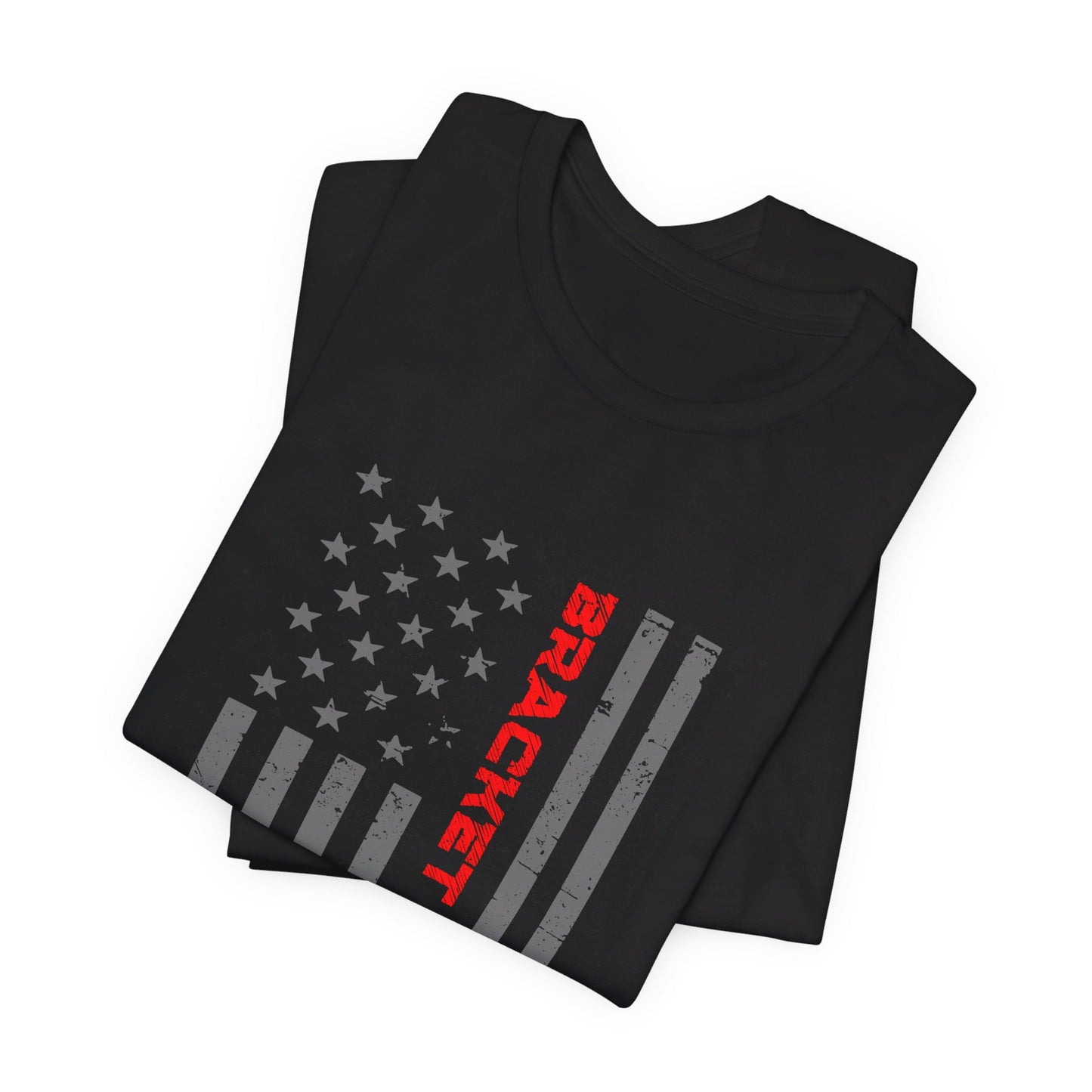 Bracket Racing American Flag T-shirt