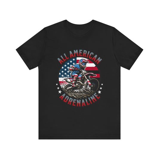 All American Adrenaline Dirt Bike Racing T-shirt