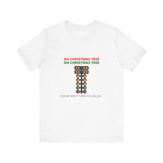 Oh Christmas Tree Drag Racing T-shirt